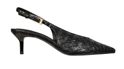 Matalan Black Woven Design Pointed Heels £20