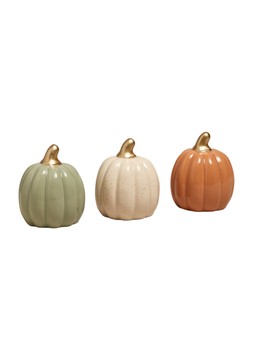 Matalan Ceramic 3PK Pumpkins £6