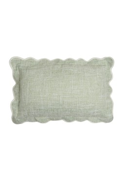 Matalan Green Scallop Cushion £13