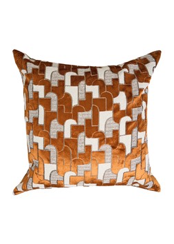 Matalan Rust Geo Cushion £26