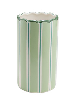 Matalan Stripe Scallop Vase £12