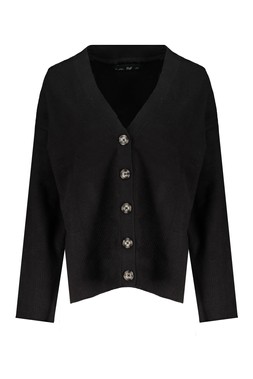 Black Clean Cardigan