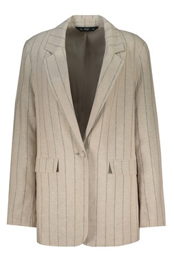 Stripe Linen Co Ord Blazer