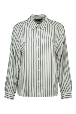 Green Stripe Multi Co Ord Shirt