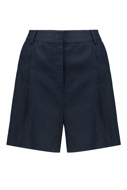 Navy Linen Short