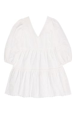 White Sadie Broderie Dress