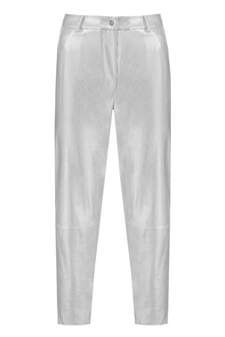 Silver PU Trouser