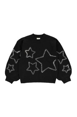 Kids Black Star Jumper