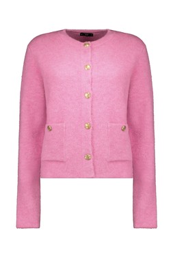 Pink Button Cardigan