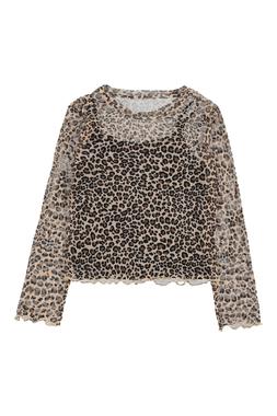 Kids Leopard Mesh Tee
