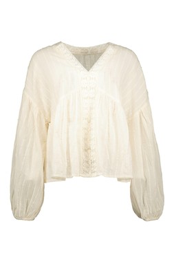 Ivory Boho Lace Blouse