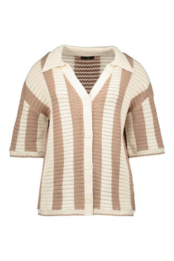 Neutral Polo Crochet Co-Ord Jumper