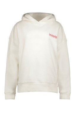 White Dwntwn Hoodie