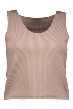 Brown Rib Studio Vest