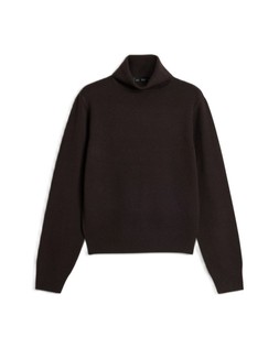 Chocolate Roll Neck Jumper