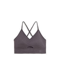 Chocolate High Shine Crop Top