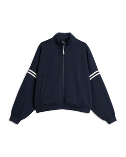 NavyBobbie Side Stripe Sweat