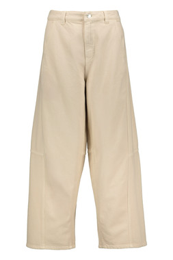 Ecru Seamed Barrel Trouser