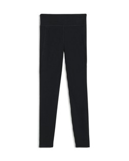 Black Ribbed Legging
