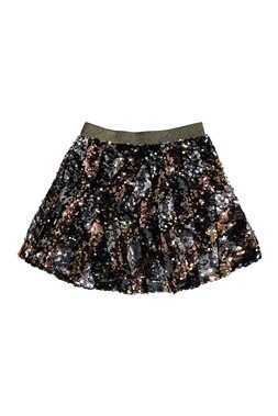 Bronze Diamond Sequin Skirt