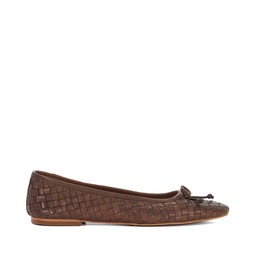 Dune London Heat 79 GBP chocolate woven leather www.dunelondon.com