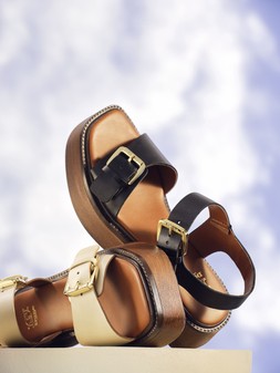 Dune London Luno 99 GBP black & ecru leather www.dunelondon.com
