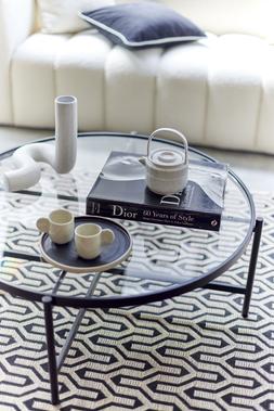 DFS Nene Coffee Table in Black, available at DFS