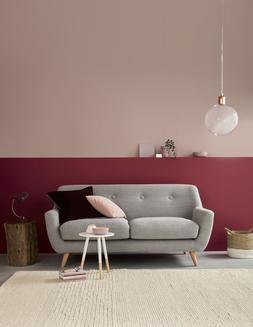 DFS So Simple Edd three-seater sofa in Simply Wool Look in Steel Grey