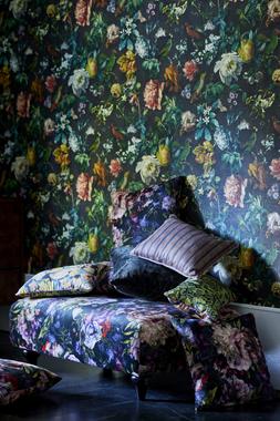 DFS Dame Floral Banquette Footstool, DFS Dame Floral Scatter Cushion