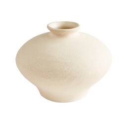Curved ceramic vase £12