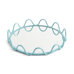 30923865 Sophie Robinson Wavy Metal Tray Pool Blue £20