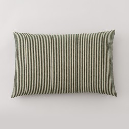 Chenille Striped Rectangular Cushion Cover