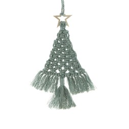 30971906 Green Woven Tree Hanging Decoration £3