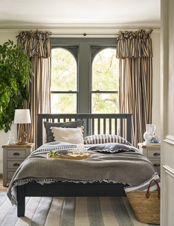 Furniture Village Grace King Size Bed Frame in Blue - £629