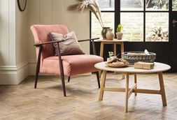 Furniture Village - Ercol Marlia chair, &pound;759, Madrid Coffee Table, &pound;299, Madrid Lamp Table, &pound;179