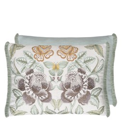 ISABELLA EMBROIDERED CAMEO LINEN CUSHION CCDG1502