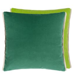 VARESE VIRIDIAN & APPLE VELVET CUSHION CCDG1472