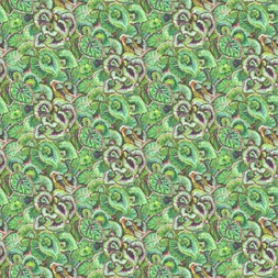 Leaf Glaze in emerald (fabric) FDG3165/01