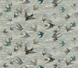 CHIMNEY SWALLOWS - SKY BLUE