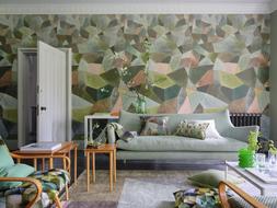 LE POEME DE FLEURS COLLECTION - GEO MODERNE JADE