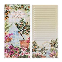 Glorious Greenhouse Magnetic Notepad by Lucy Grossmith £5