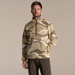 Rawthey Half Zip in Cardamon Print £75.00