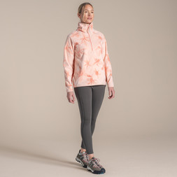 Reedmace Half Zip in Sherbert Print £50.00