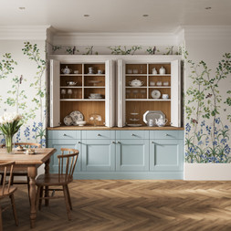 National Trust Blickling Kitchen in French Grey & Chalk White- Kitchens start at £9,500
