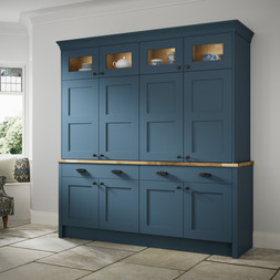 National Trust Standen Dresser in Midnight Blue- Kitchens start at £9,500