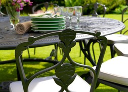 Oxleys National Trust Octavia table setting Anthracite