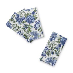 National Trust Cloth Napkins Block Print, Set of 4_gbp_gbp_18