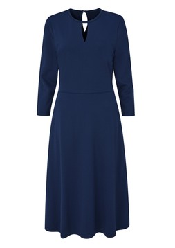 Ponte Jersey Midi Dress Navy £45