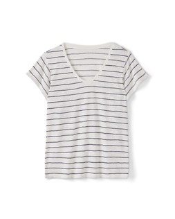V NECK TEE STRIPED £24