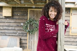 Fair Isle Jumper Ruby £40 AL11758
